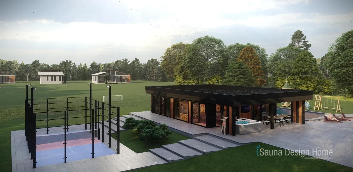 Premium Wellness Saunahaus, Wellness Wohnhaus