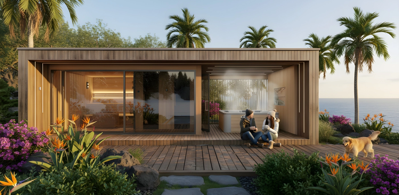 Moderne Wellnessarchitektur