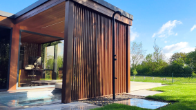 Premium Wellnesshaus mit Holzfassade