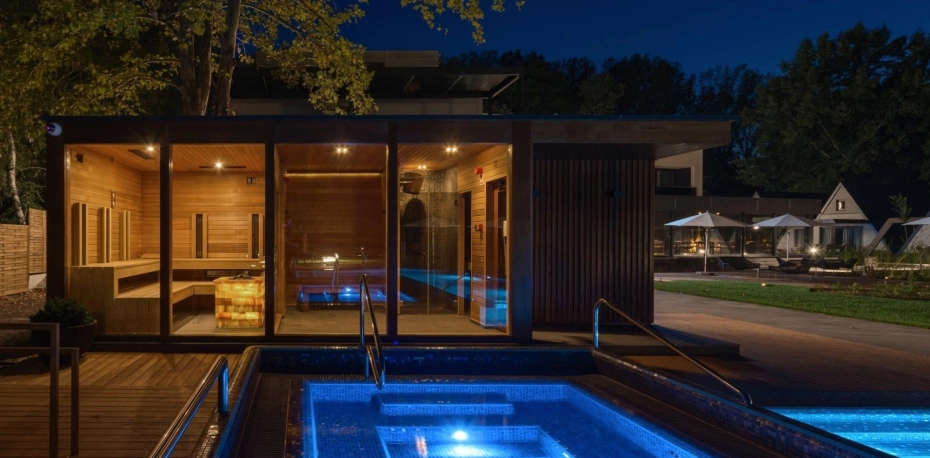 Sauna, Saunahaus-Inspirationen, kreative Lösungen