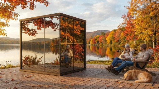 Mirror Zen finnische Spiegelsauna