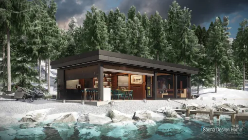 einzigartige Massivholzsauna einzigartige Massivholzsauna