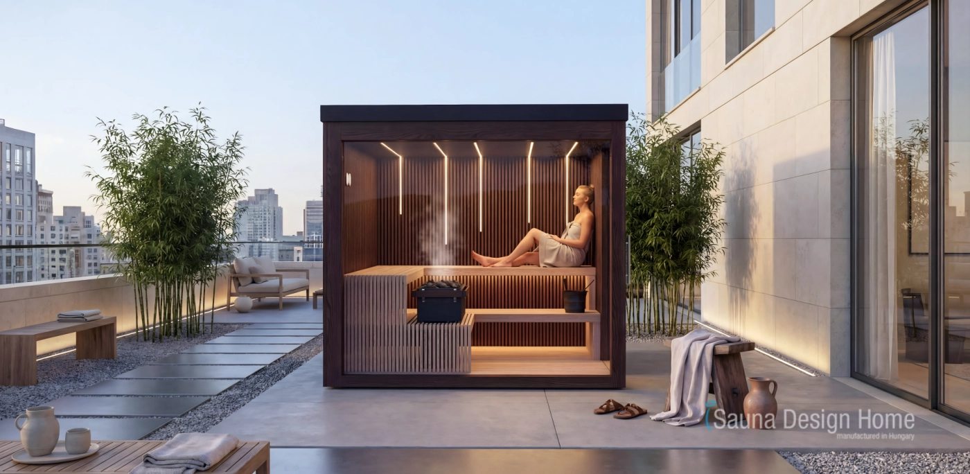 designer garten sauna