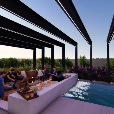 Massivholz Sonnenschutz in Premium Qualität
