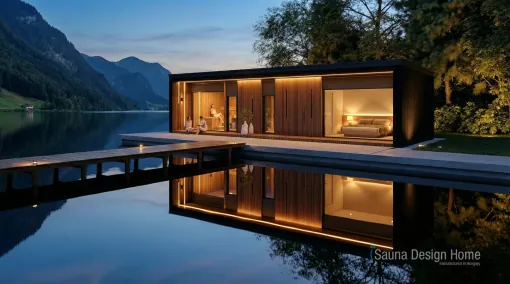 Wellness Ruhehaus mit Sauna