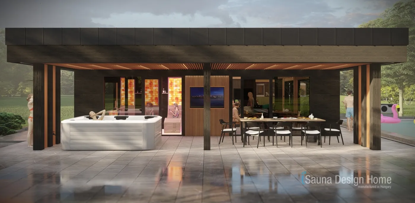 Premium Wellness Saunahaus, Wellness Wohnhaus