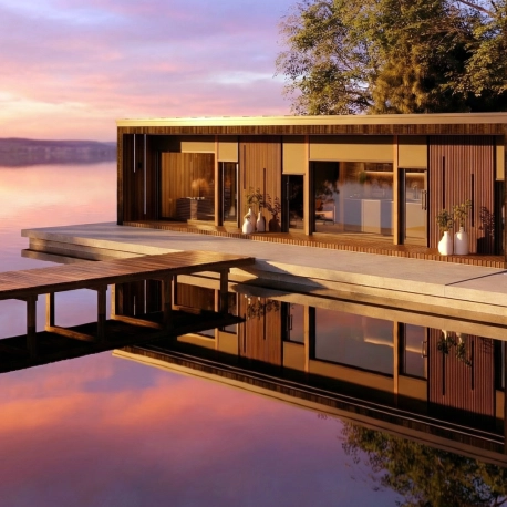 Premium Wellness Tiny House mit Sauna