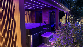 Sauna und Whirlpool