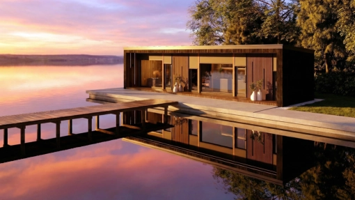 Mini Ferienhaus mit Sauna