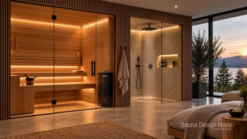 Individueller Wellnessbereich mit Sauna