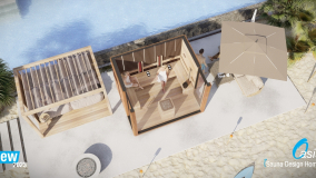 Sauna für Familie Oasis
