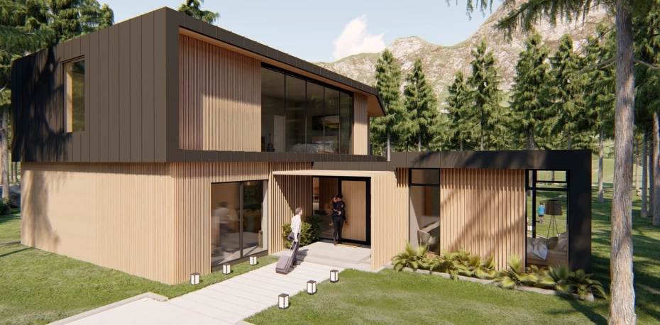 Exklusive Holzfassaden