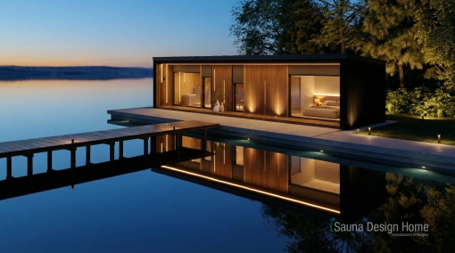 Wellness Ruhehaus mit Sauna
