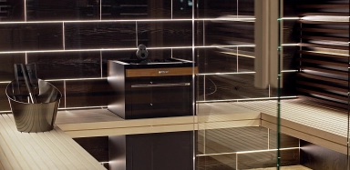 Exklusives Design Sauna