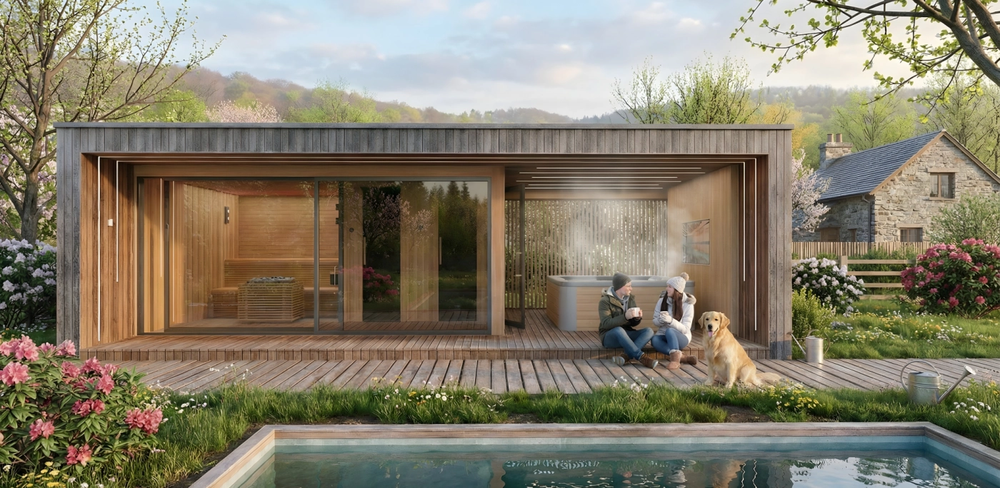 Maßgefertigtes Wellnesshaus