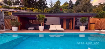 Individuelle Wellnesshäuser für den Garten