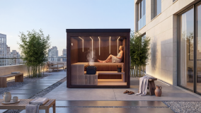 designer garten sauna