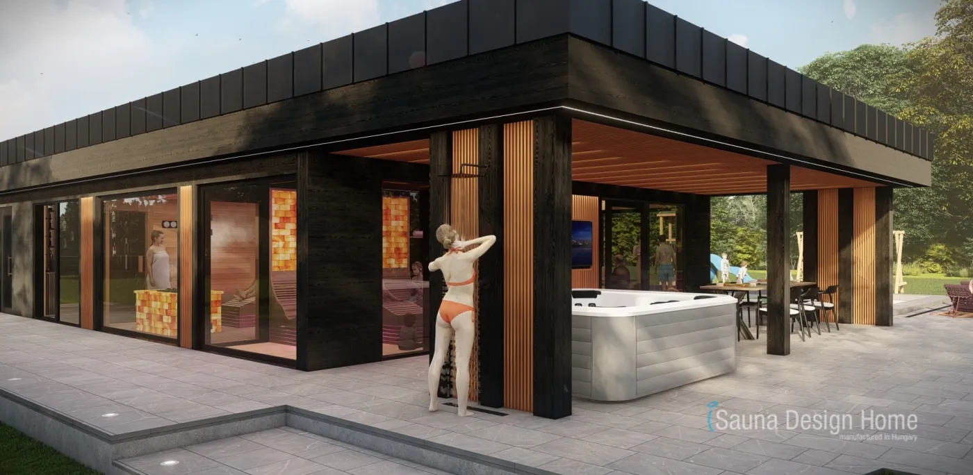 Premium Wellness Saunahaus, Wellness Wohnhaus